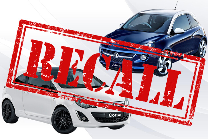 Vauxhall Recalled Adam and Corsa