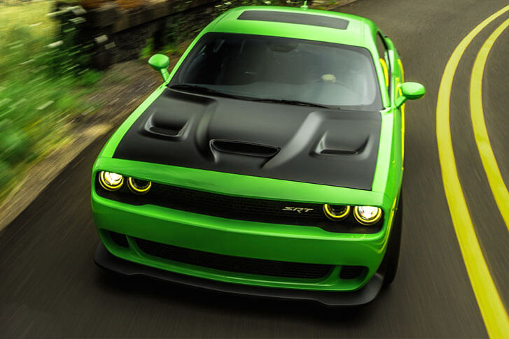 Hellcat SRT with Satin Black Bonnet