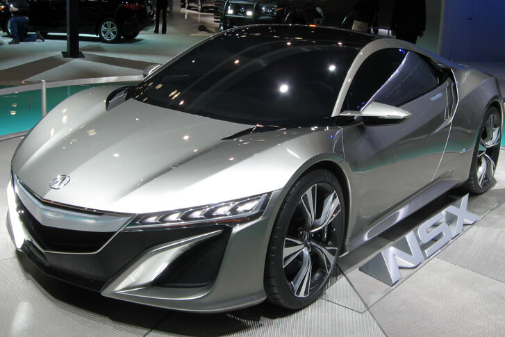 Honda Showcases the NSX Hybrid Supercar at Detroit