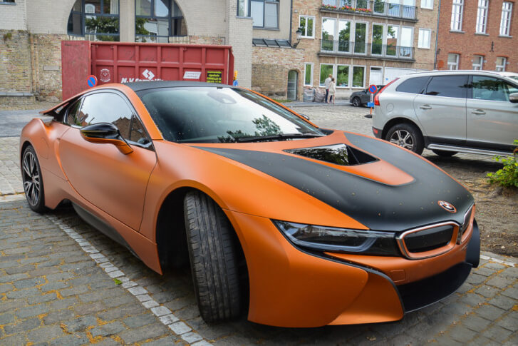 Meet the Matte Orange BMW i8