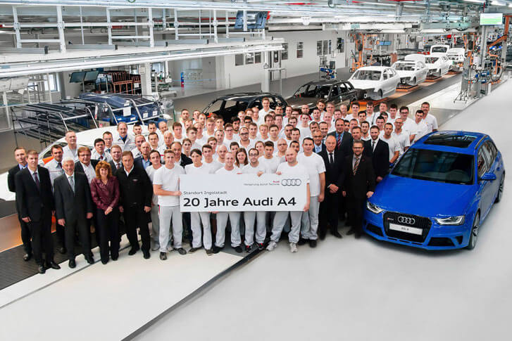 All-new Audi A4 at Frankfurt Motor Show 2015