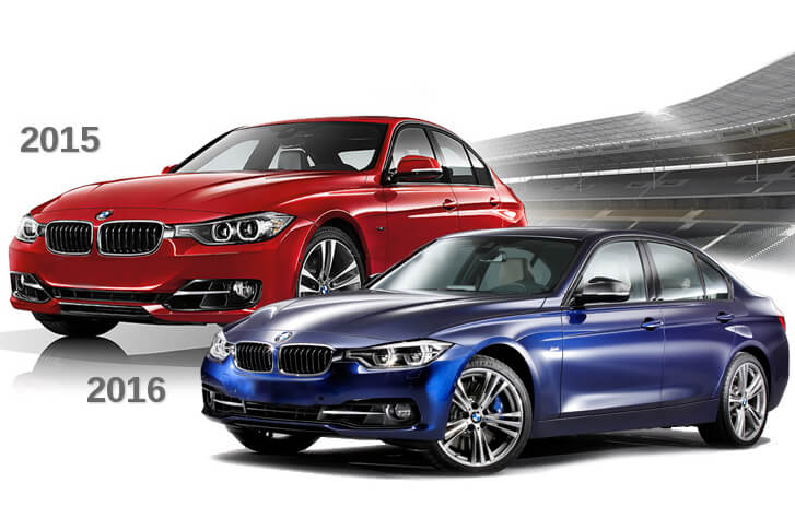 BMW 3-series 2015 and 2016