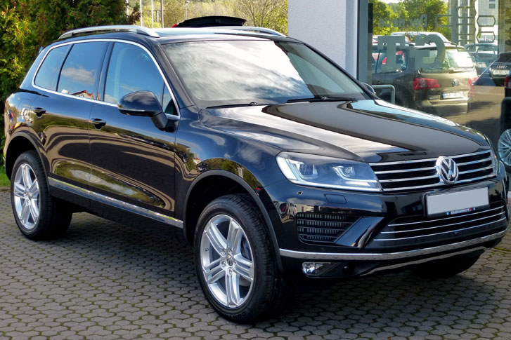 Volkswagen Touareg is large and Comfortable