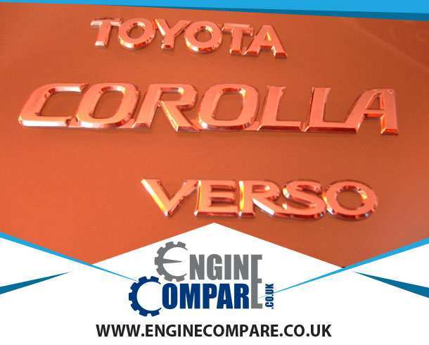 Compare Toyota Corolla Verso Engine Prices